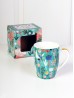 Flower Print Mug Set (set of 4) 350ml (12oz)